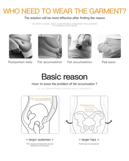 Women's Padded Butt Lifter Body Shaper with 4 Sponge Pads Tummy Control Shapewear Panties with Waist Cincher and Hook Closure