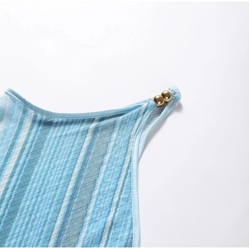 Elegant Woman Dress Multi Color Patchwork Diagonal Collar Mini Dress Women Summer Sleeveless Sexy Bodycon Dress Party Vestidos