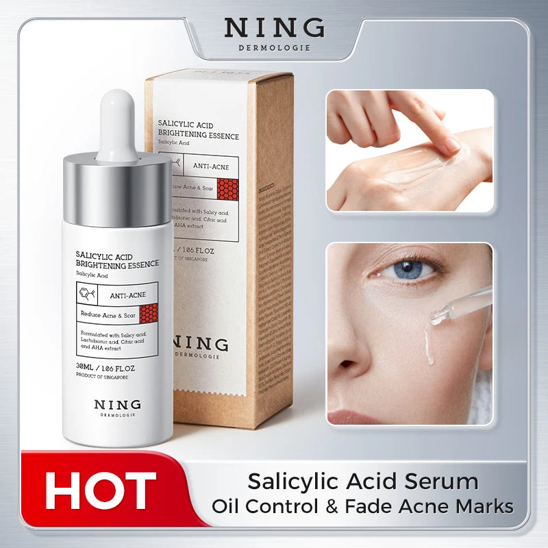 Salicylic Acid 2% Face Serum: Niacinamide + Centella Extract, Aids Blemish Soothing, Pore Refining & Oil Regulation