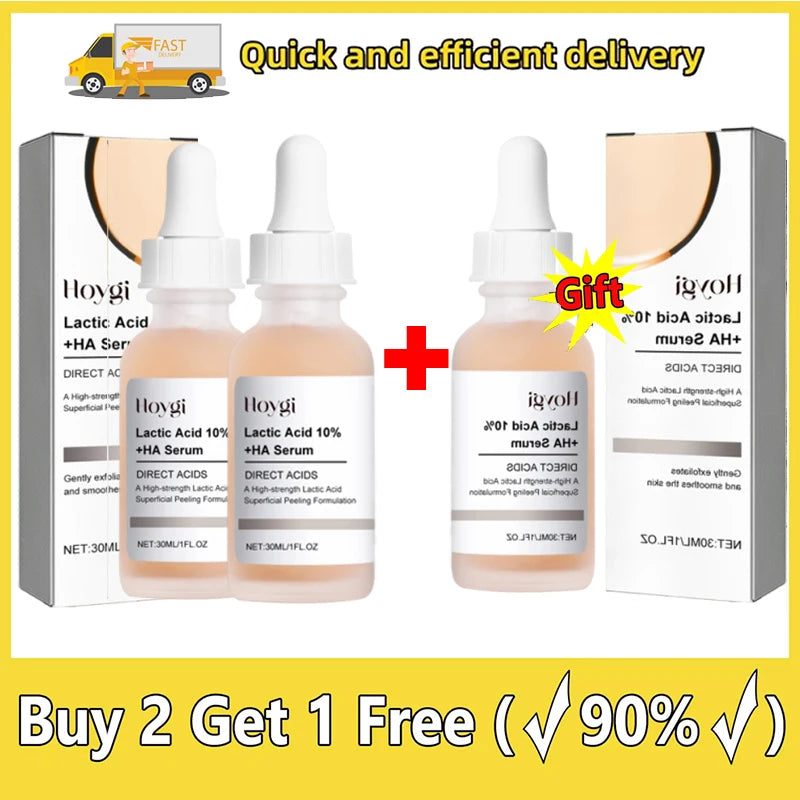 Lactic Acid Shrink Pores Serum Fast Large Pores Removal Firming Skin Essence Firming Smoothing Nourishing Repair Face Skin Care