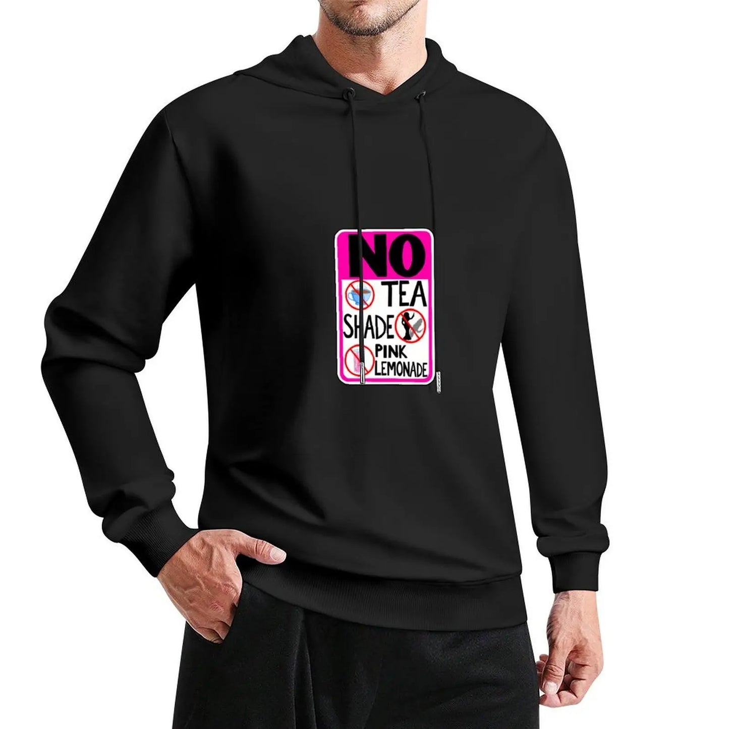No Tea No Shade No Pink Lemonade Jasmine Masters Quote Hoodie male clothes autumn new products graphic hoodies