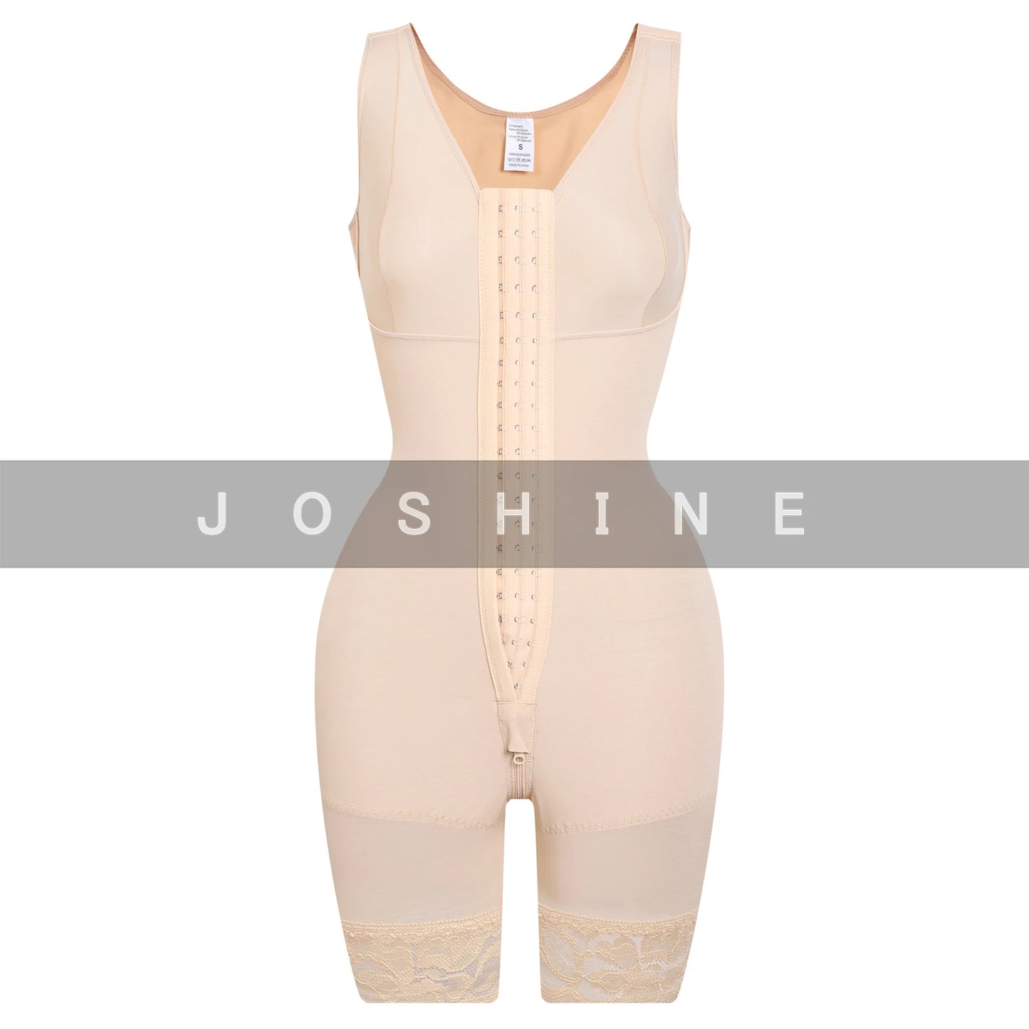 Full Body Shaper High Compression Shapewear Girdle With Brooches Bust For Postpartum Slimming Sheath Belly Fajas Colombianas