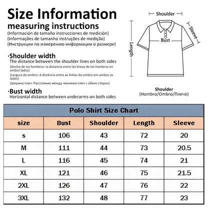 Summer New Men's Casual Sports Short Sleeved Polo Shirt Fashionable And Comfortable T-Shirt Men Breathable Polo Shirt Men's Tees