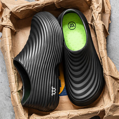 Waterproof Anti-skid Oil Proof Chef Kitchen Shoes Soft Working Footwear Without Steel Cap Clogs Garden Beach Shoes Summer