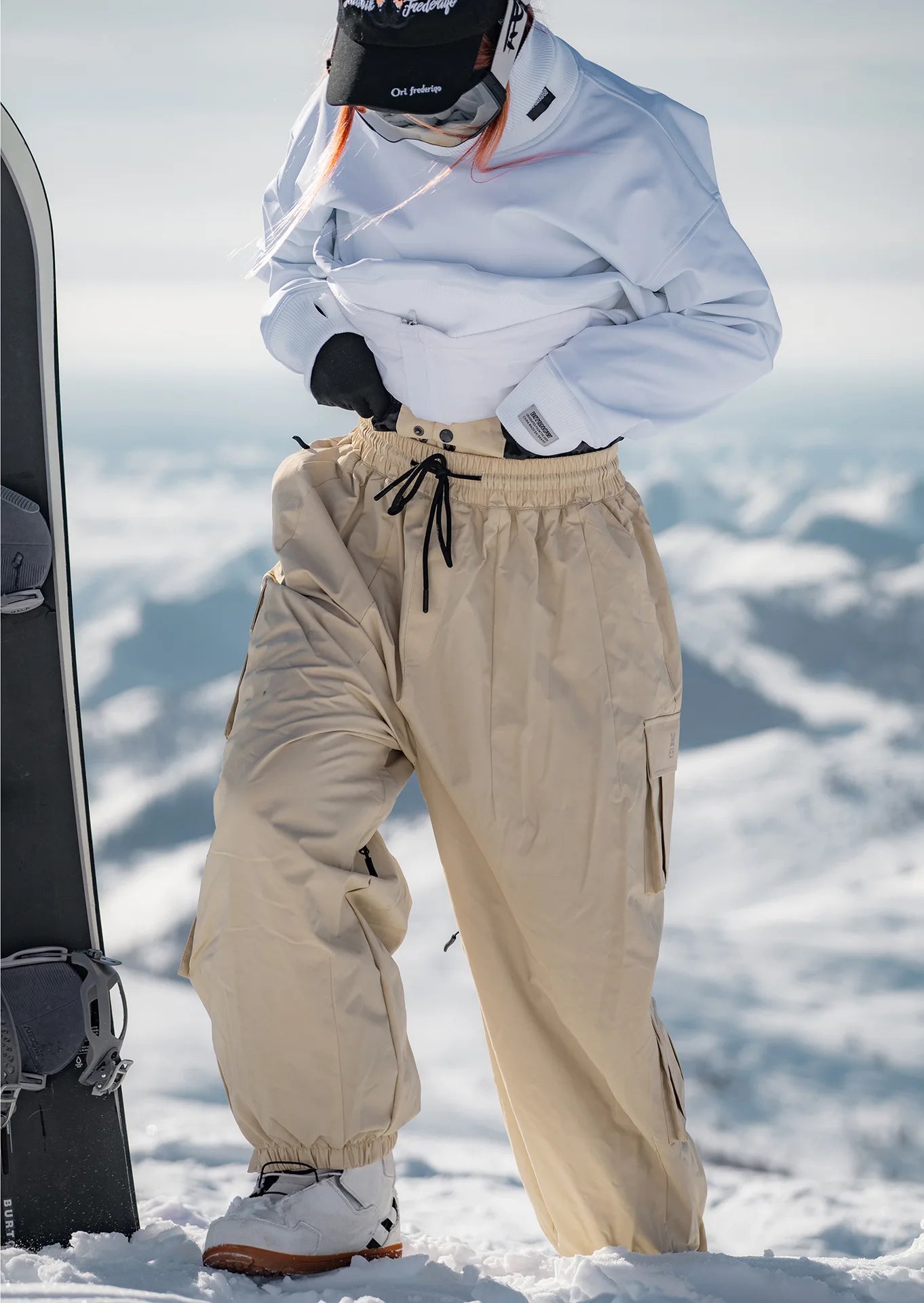 Oversize Winter Ski Pants 3L Snowboard Pant Thicken Thermal Waterproof Breathable Outdoor Sports Warm Women's Men's Ski Trousers