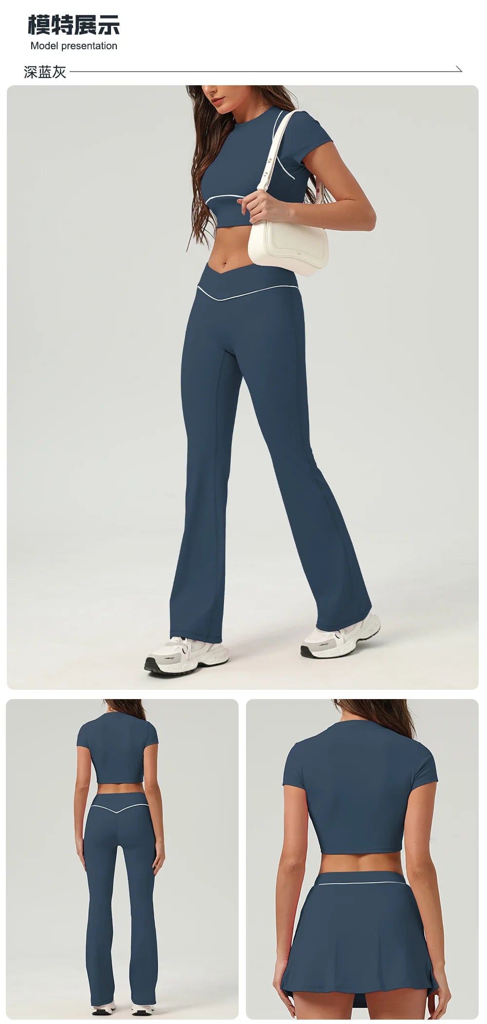 Women's Quick-Dry Tennis Skirt Sportswear Set Urban Style Yoga Training Outfit Outdoor Multi-Scene Golf Wear