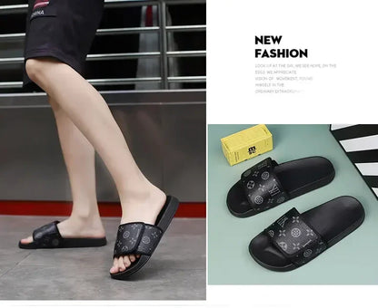 Man Summer Slippers Leather Sandals Comfortable Man Sandal House Sandals Sale Mens Slipper Flip Flop Shoes for Men Slippers