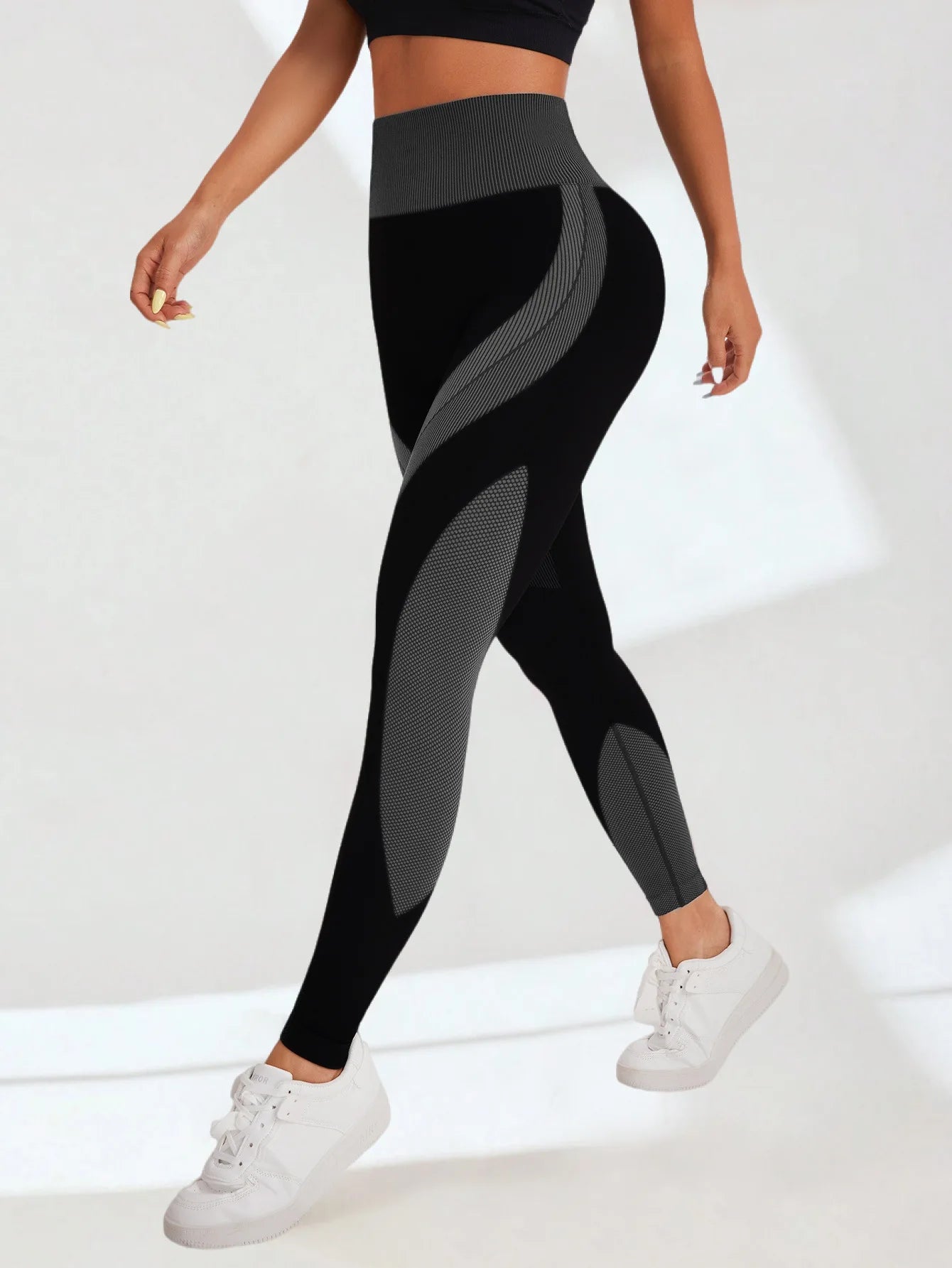 Women's Seamless Yoga Leggings Tummy Control High Waist Soft Stretchy Breathable Scrunch Butt Lifting Gym Workout Pants