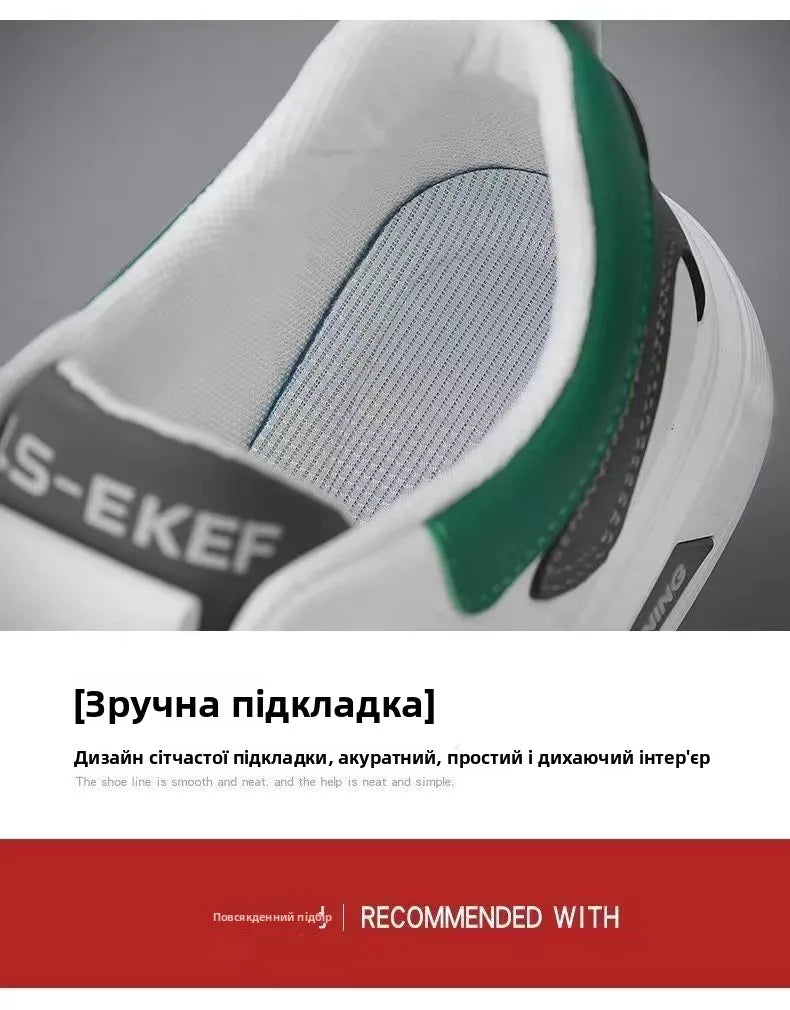 New 2025 Men's Casual oes Leather Surface Comfortable Spring Autumn Trendy Sports oes Versatile Faionable Korean Sle