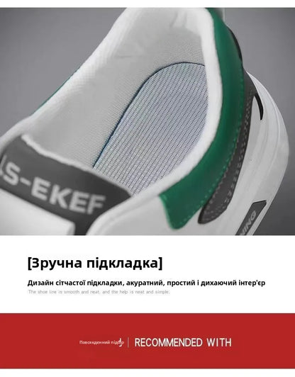 New 2025 Men's Casual oes Leather Surface Comfortable Spring Autumn Trendy Sports oes Versatile Faionable Korean Sle