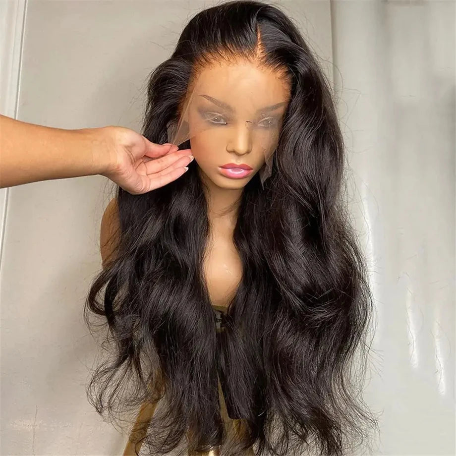 40 Inch Body Wave 13x6 Hd Lace Frontal Wig Human Hair 360 Brazilian Pre Plucked Lace For Women 13x4 Lace Front Wigs 250 Density