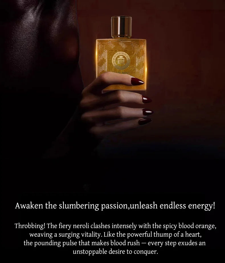 Charming Cupid Men Perfume Long-Lasting Fragrance Fresh Natural Dating Eau De Toilette Cologne Citrus Ocean Body Spray For Man