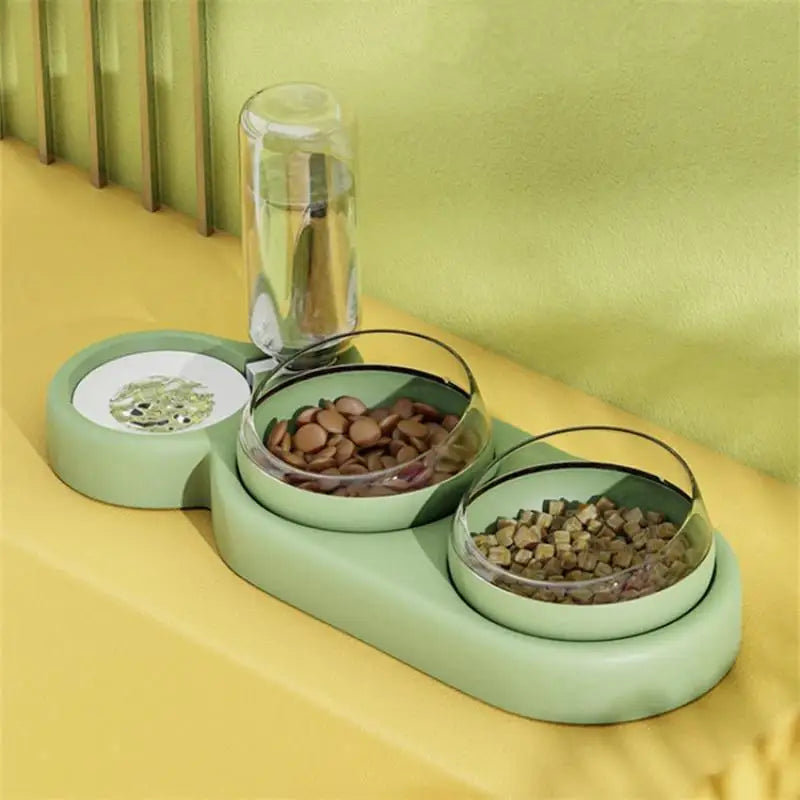 Pet Automatic Feeders 3 Bowl Pet Water Dispenser Feeders Large-diameter Dog Basin Cat Bowls Pet Automatic Feeders Wholesale