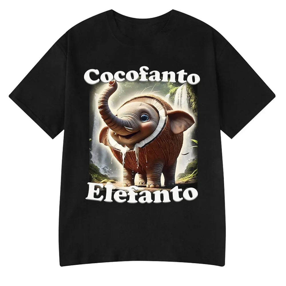 Tung Tung Tung Sahur Meme T Shirt Tralalero Tralala Bombardiro Crocodilo Funny T-shirt Men Women Polyester Short Sleeve Tshirt
