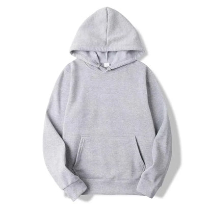 Fashion Trend Solid Color Hoodies Men's Autumn and Winter Hot Sale Casual Simple Comfortable Sweatshirts Daily Outdoor Wear