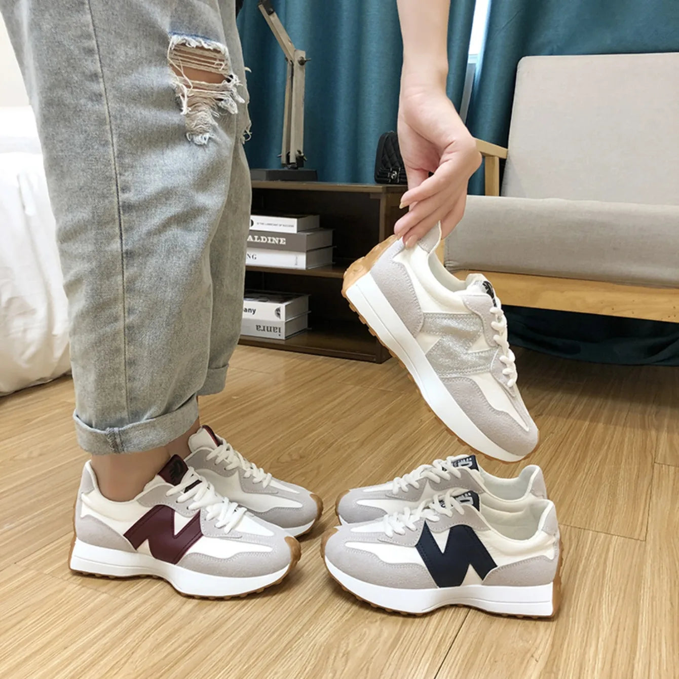 New Women's Causal Sneakers Summer Shoes Woman Fashion Breathable Lace Up Sports Shoes for Women Platform Walking Designer Shoes