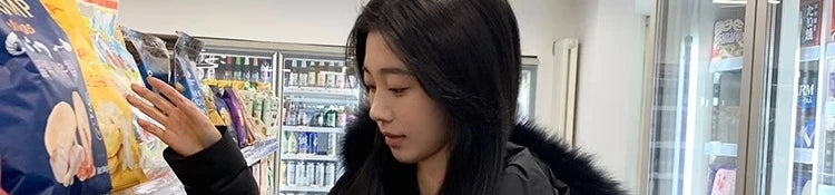 White Large Fur Collar down Jaet Women's 2025 Winter New Design Ultra Slim Lightweight Hooded White Du down Outerwear