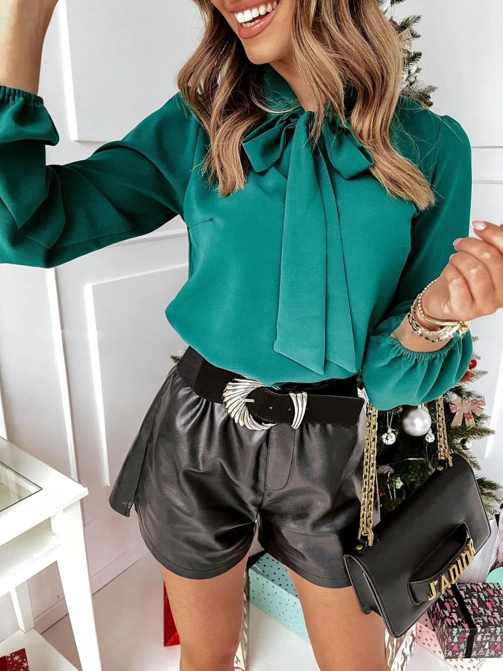 2025 Spring New Women's Stand-up Collar Long-sleeved Shirts, Fashion Office Casual Shirt, White Red Black Camisa Female Chemise