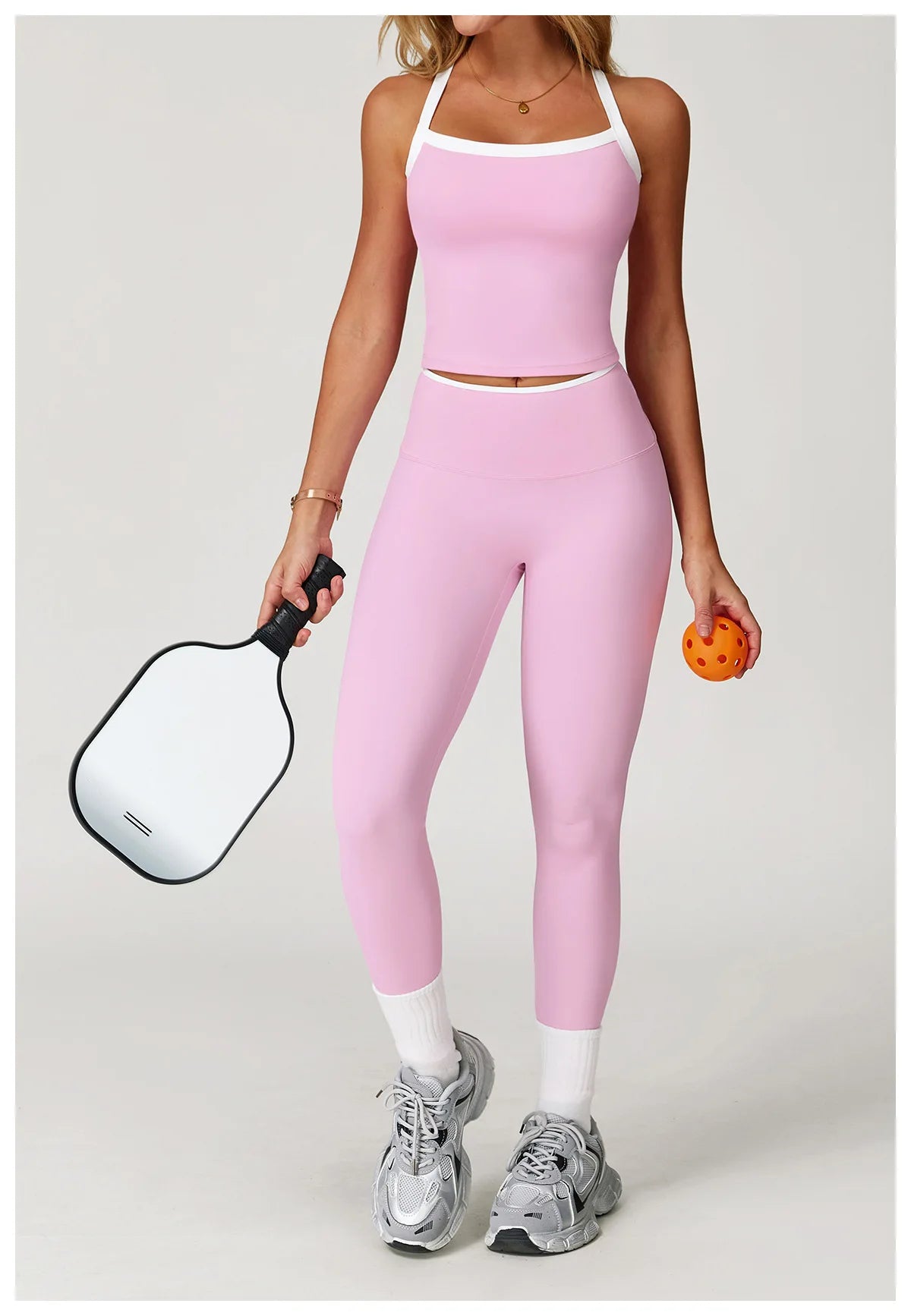 Women's Clothes 2 Pieces Workout Tracksuit Yoga Set Sportswear Gym Clothing High Waist Bell-bottoms Sexy Fitness Bta Sports Suit