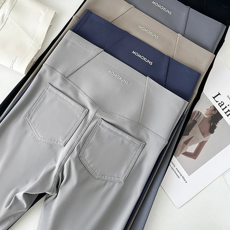 2025 New Pocket Pencil Pants Women Autumn Winter Fashion Slim Fit Fitness Yoga Trousers Woman Sexy Hip Lifting Tight Leggings