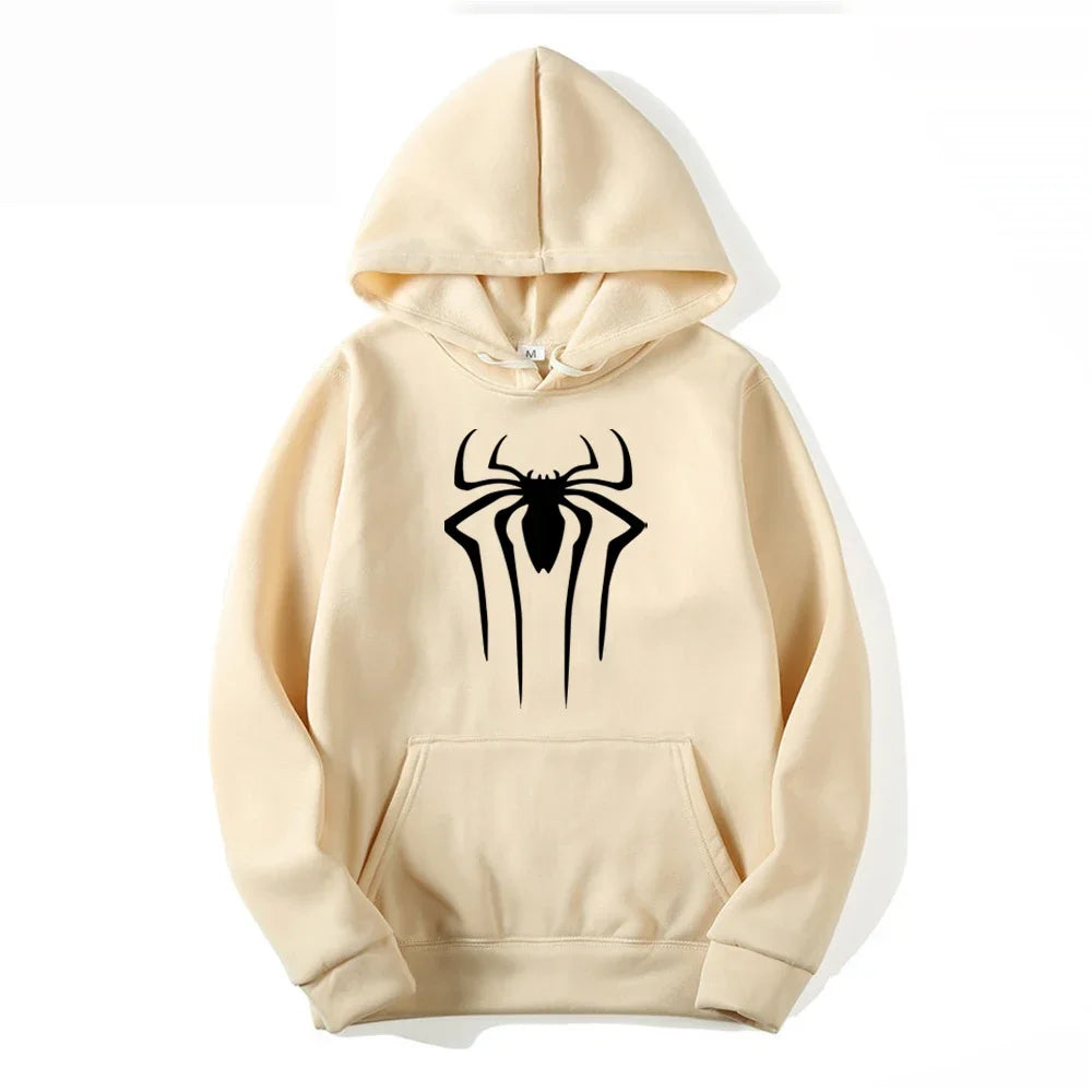 Fashion brand men's hoodie casual hoodie sportswear men's/women's top printed spider hoodie