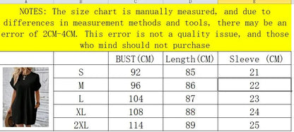 Women's summer casual plus size portrait abstract print large round neck short sleeved pocket dress