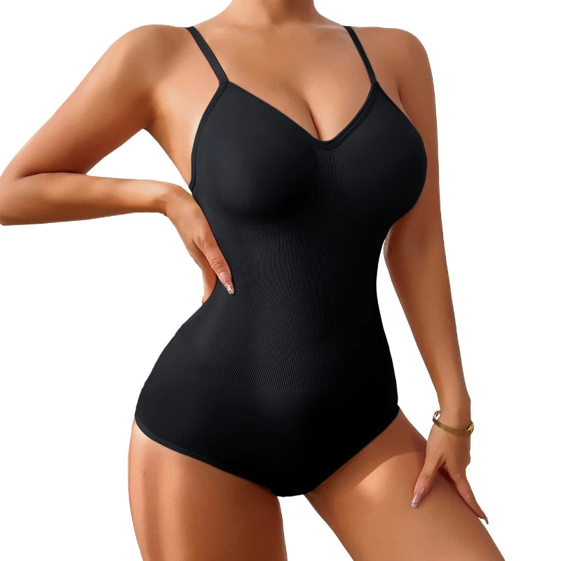 Women Seamless Body Shaper Bodysuit With Padded Butt Lifter Slimming Shapewear Bodysuit Slim Waist Tummy Control Body Suit Shape