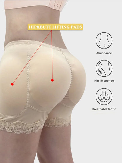 Body Shaper Women Shapewear Fake Butt Lifter Control Panties Hourglass Enhancer Hip Butt Pads Brief Lingerie Shaper