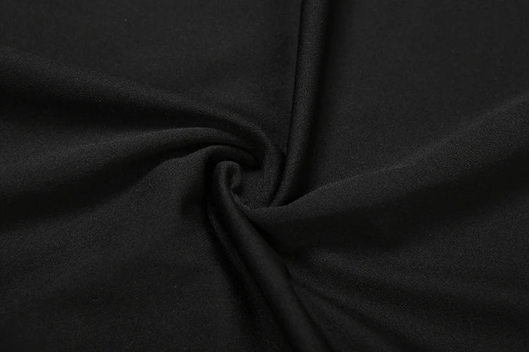 Sisterlinda Casual Hooded Long Dresses Woman Autumn Trend Swing Collar Full Sleeve Skinny High Stretch Solid Elegant Vestidos