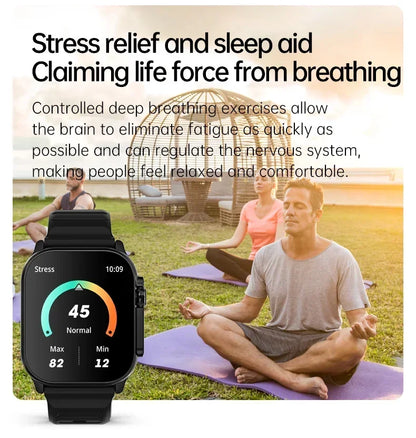 New Smartwatch Men 49mm Series 8 2.3"AMOLED Screen NFC Compass Waterproof For Apple Watch IWO Ultra 8 Smart Watches 2026 Android