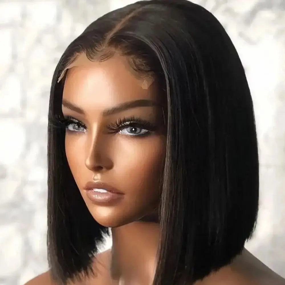Glueless wigs Wear & Go Bob Highlight Wigs Piano Colored Straight Lace Bob For Women Brazilian Virgin Short Bob Lace Part Wigs