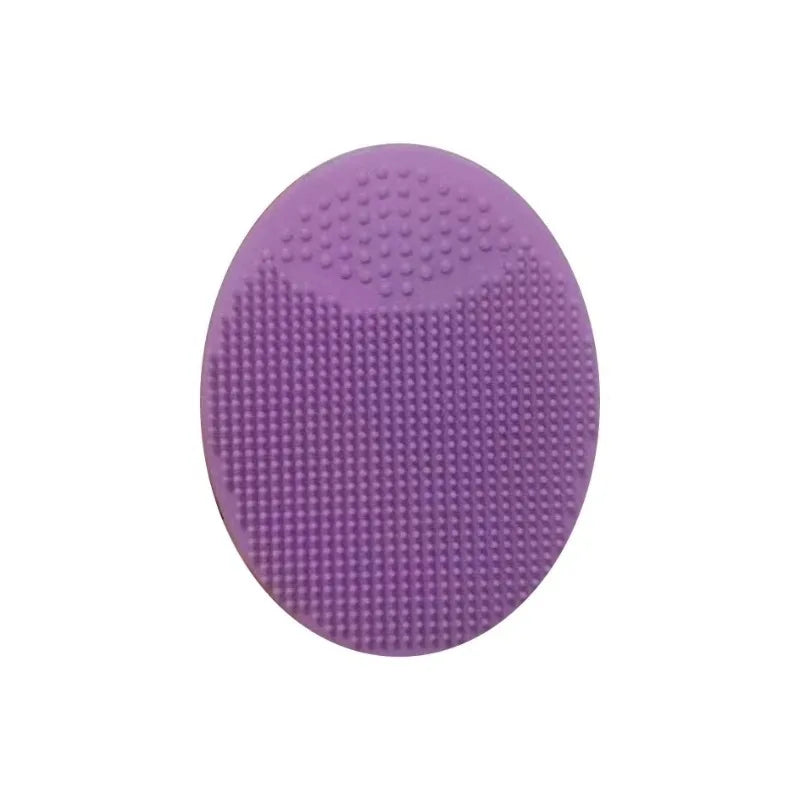New Silicone Face Wash Brush Clean Pores Baby Shampoo Brush Baby Bath Brush Soft Hair Round Shampoo Comb Home Use