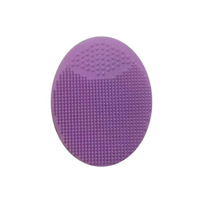 New Silicone Face Wash Brush Clean Pores Baby Shampoo Brush Baby Bath Brush Soft Hair Round Shampoo Comb Home Use