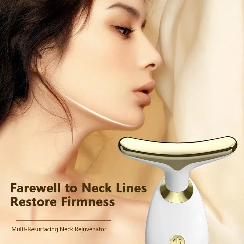 Neck Face Lifting Device Face Slimming Eye Massage Beauty Skin Facial Vibration Machine Anti Aging Reduce Edema Double Chin