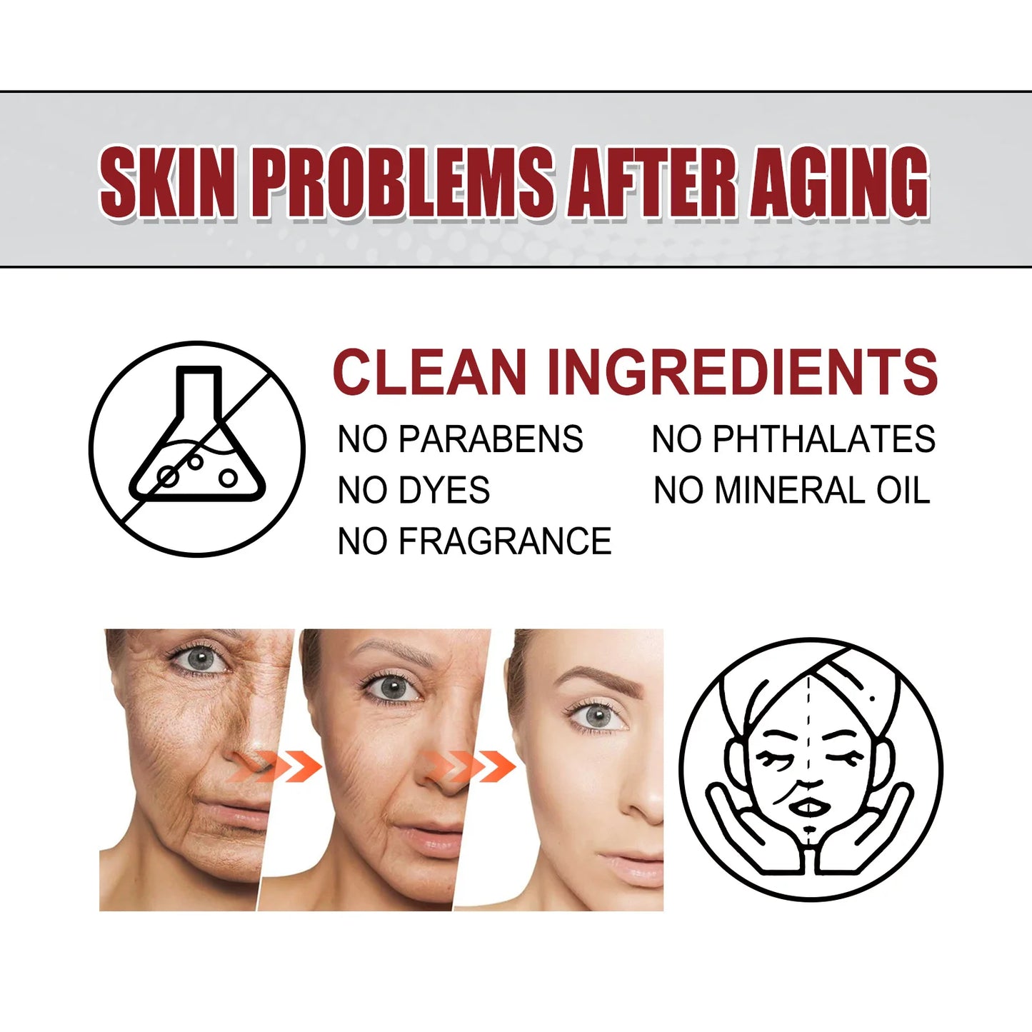 Vitamin E Facial Essence Lightens Fine Lines Brightens Moisturizes and Hydrates The Skin, Facial Skin Care Products 30ML