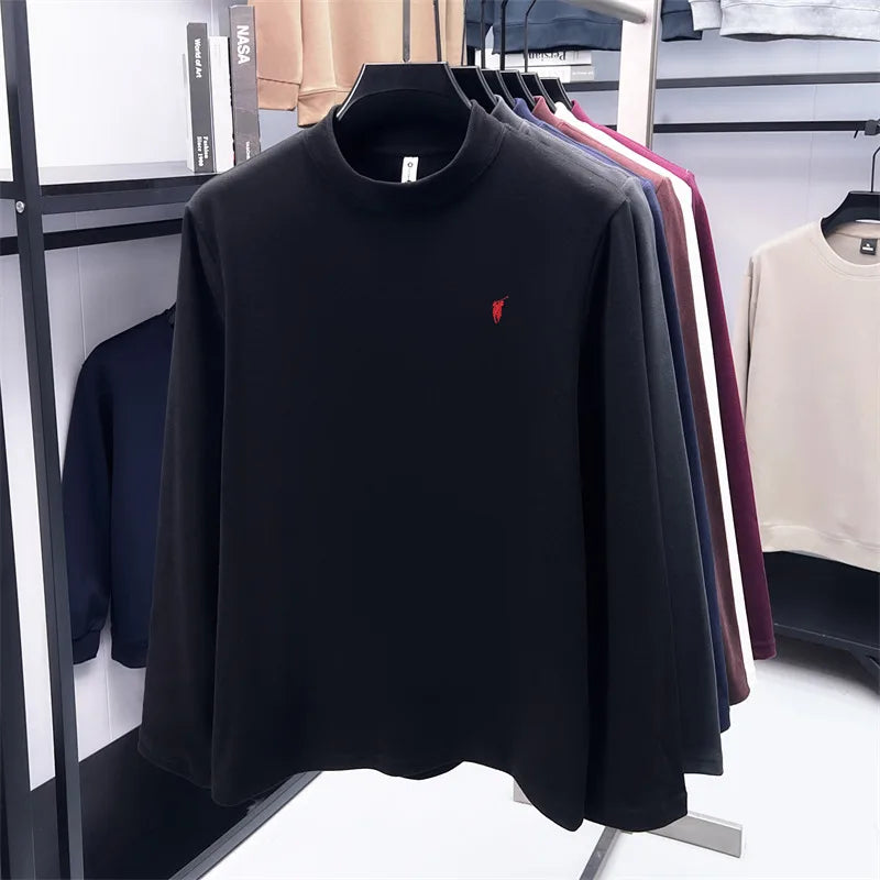 Xiaoma logo solid color simple hoodie men's top t-shirt windproof, warm, loose and comfortable