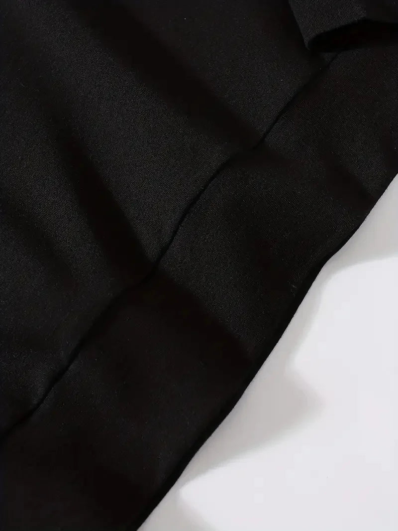 Men's autumn and winter fashionable casual loose FACE THE FUTURE graphic printed long sleeved round neck sweatshirt