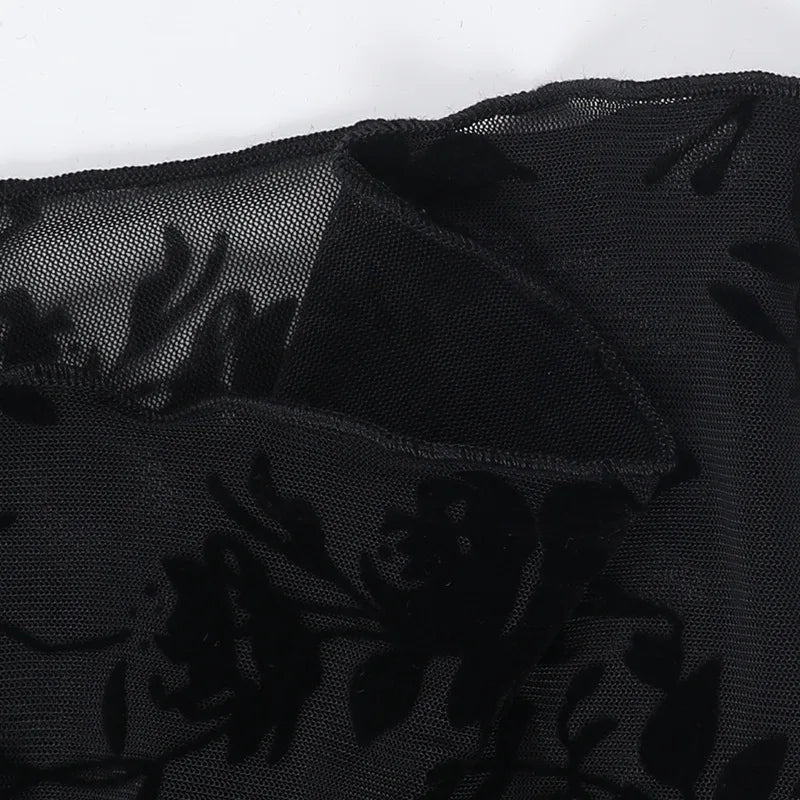 Autumn New Fashionable Chiffon Slim Fit Ruffle Trumpet Sleeve Shirt for Women