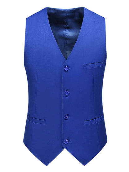 YASUGUOJI New Wedding Dress High-quality Men's Fashion Design Suit Vest Plus Size Men's Business Casual Suit Vest 15-colors