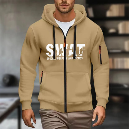 Mens Hoodies Sweatshirt New Casual Long Sleeve Hoodie Men Zipper Cardigan Hooded Sweatshirts