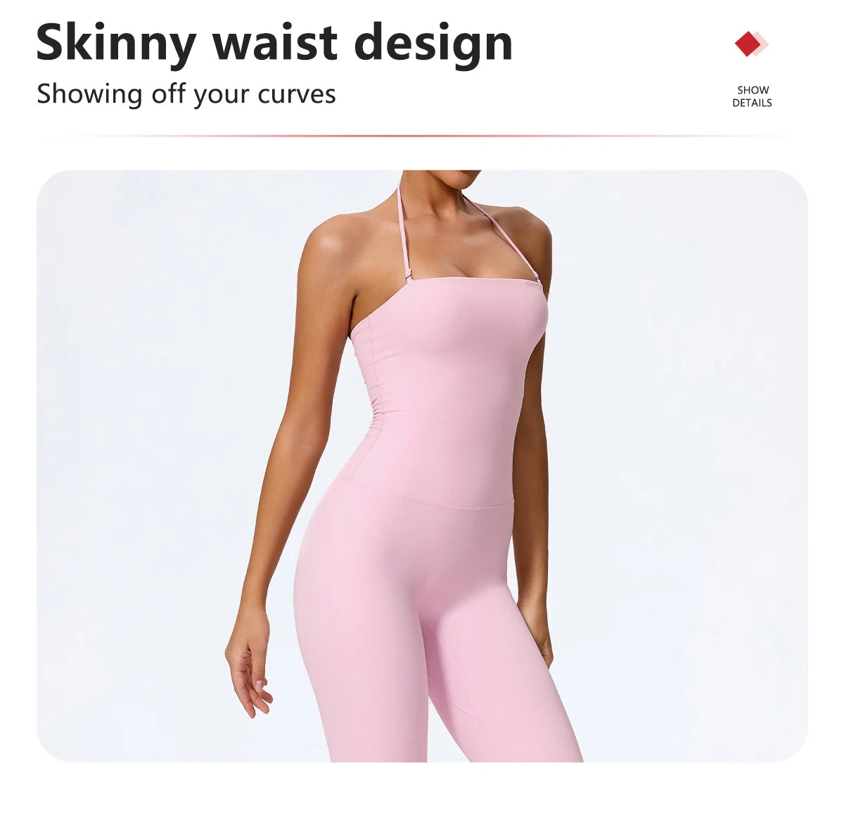 Ctenkevet New Women Sleeveless Hang Neck Jumpsuit Backless Flared Activewear Female Yoga Clothes Sport Outfit For Woman Overalls