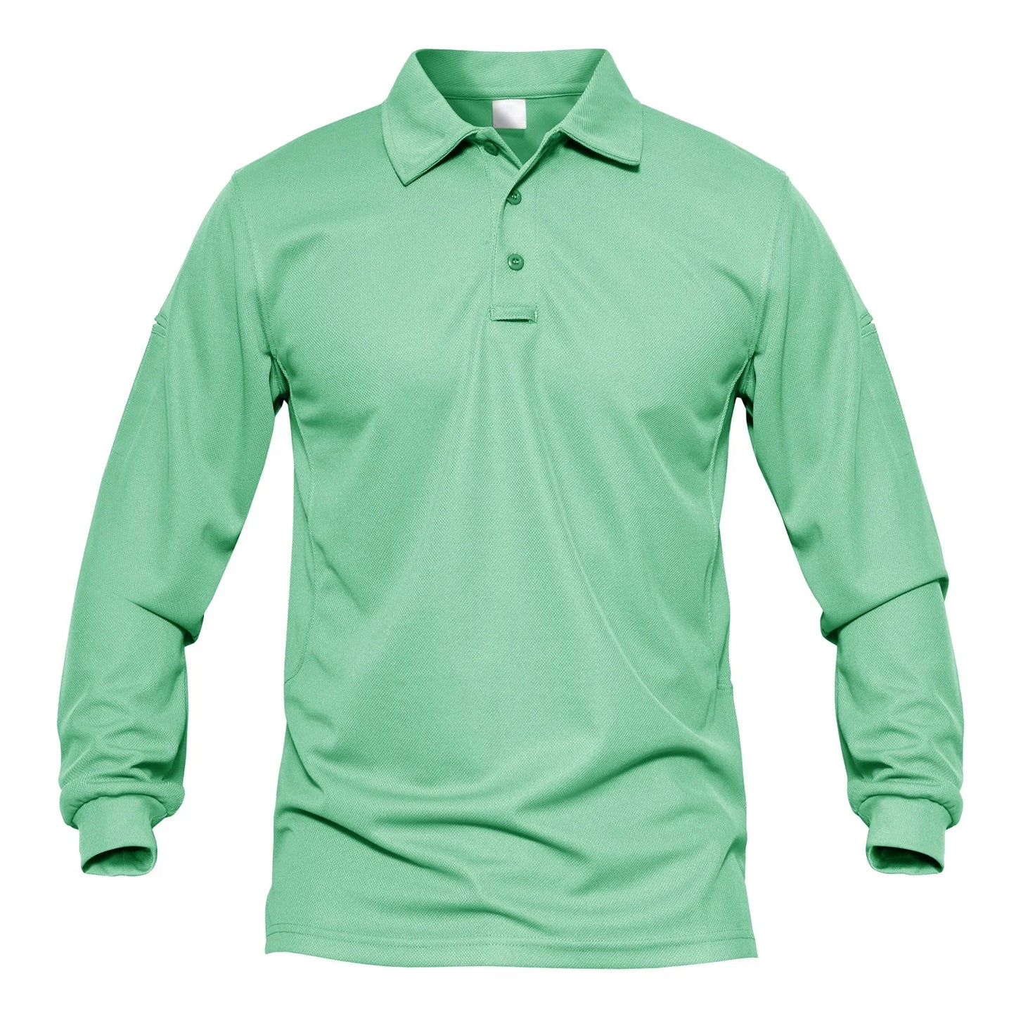 TACVASEN Men Outdoor T-shirts Work Polos Summer Quick Dry T-shirts Long Sleeve Lightweight Golf T-shirts Tee Tops