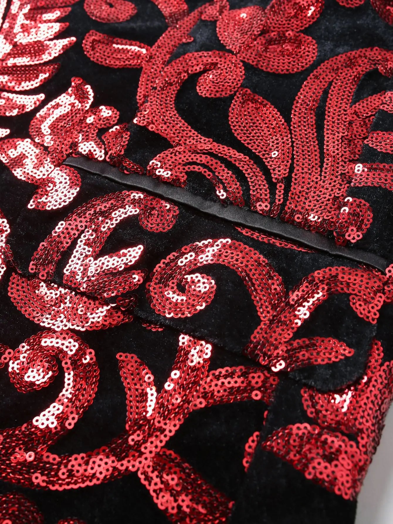 Shiny Sequin Embellished Single Button Stage Performance Outerwear in Blue Gold Green Purple Options for Men's Red Suit Jacket