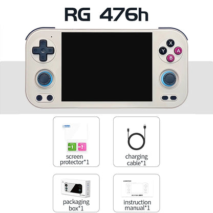 ANBERNIC RG 476H Android Handheld Game Console 4.7"HD Multi-touch Full Screen Hall Triggers Wifi Retro Video Games Player RG476H