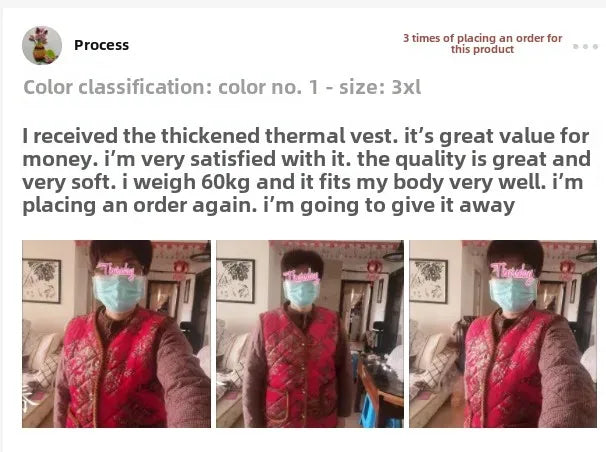 Fashionable Integrated Women's Vest Double Layer Flocking Vest Autumn/Winter Style Jacket Crew Neck Design For All Seasons