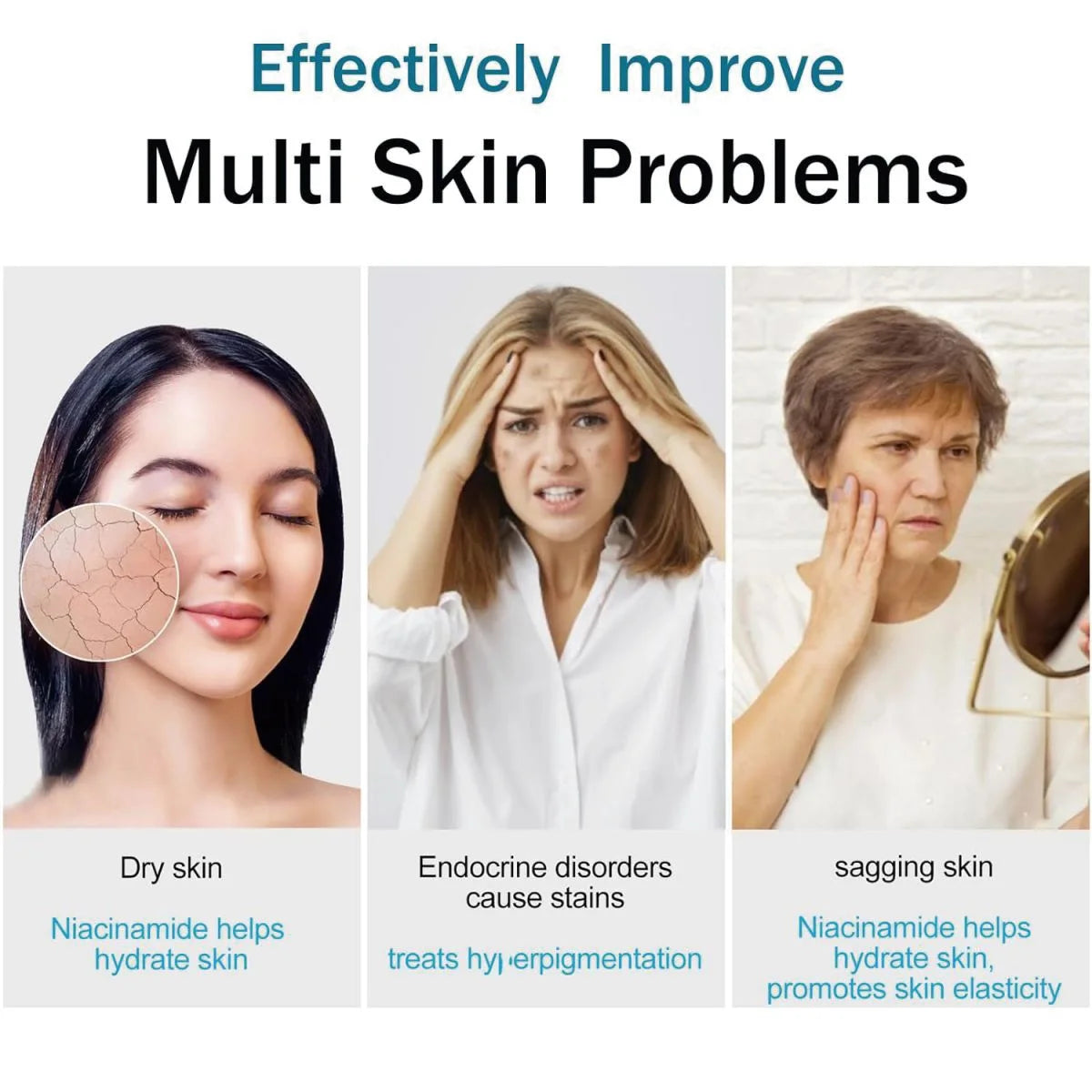 Collagen+Vitamin E Face essence Moisturizing and Oil Control Acne Relapses in the Future and Brightens Skin