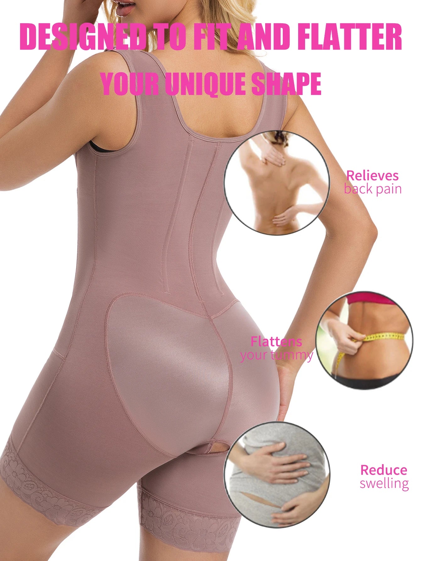 Women Full Body Shaper Fajas Colombianas Post Surgery Shapers Binders Waist Trainer Butt Lifter Shapewear Bbl Compression Girdle