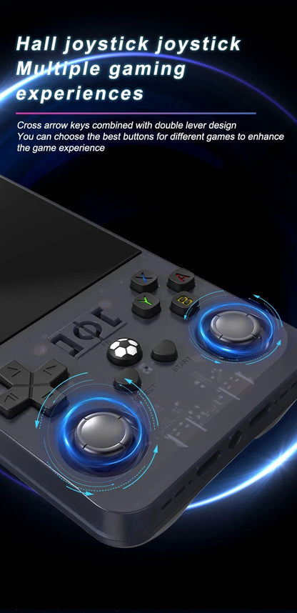 R36MAX Game Console 64GB 128GB 18000+GAMES Linux System 4.0inch K36 vs R36S 3.5inch Pocket Video Player No Download Required