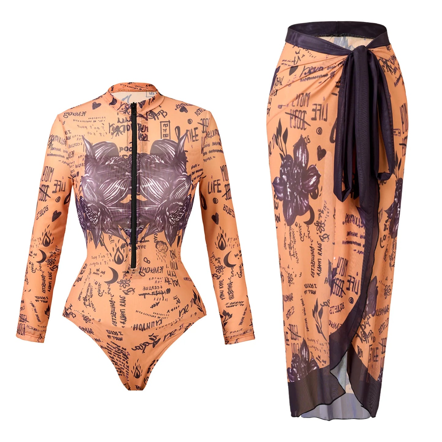 Russian Swimsuits Women One-piece Bikini Quick Drying Купальник Sunscreen 2025 European American