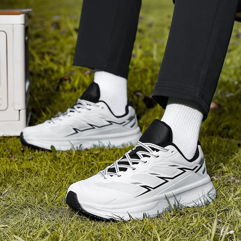 Wide Toe Men Running Sneakers Minimalist Barefoot Shoes Lightweight Breathable Zero Soles Outdoor Man Casual Walking Sport Shoes